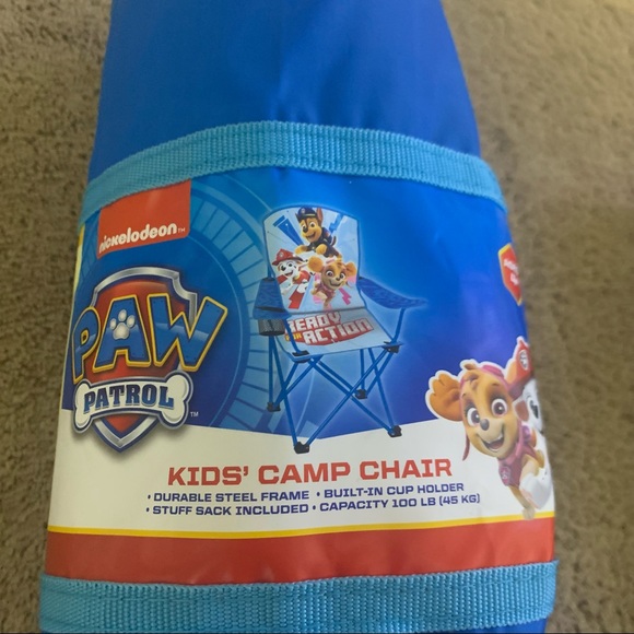 Nickelodeon Paw Patrol Kids Tent & Camping Chair Bundle NEW! - Picture 4 of 8